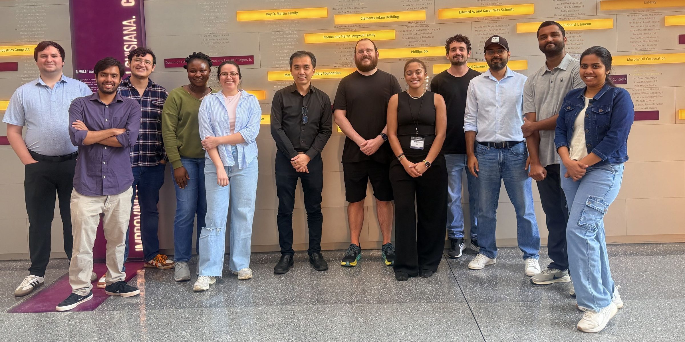 The Lawrence Lab group at LSU.
