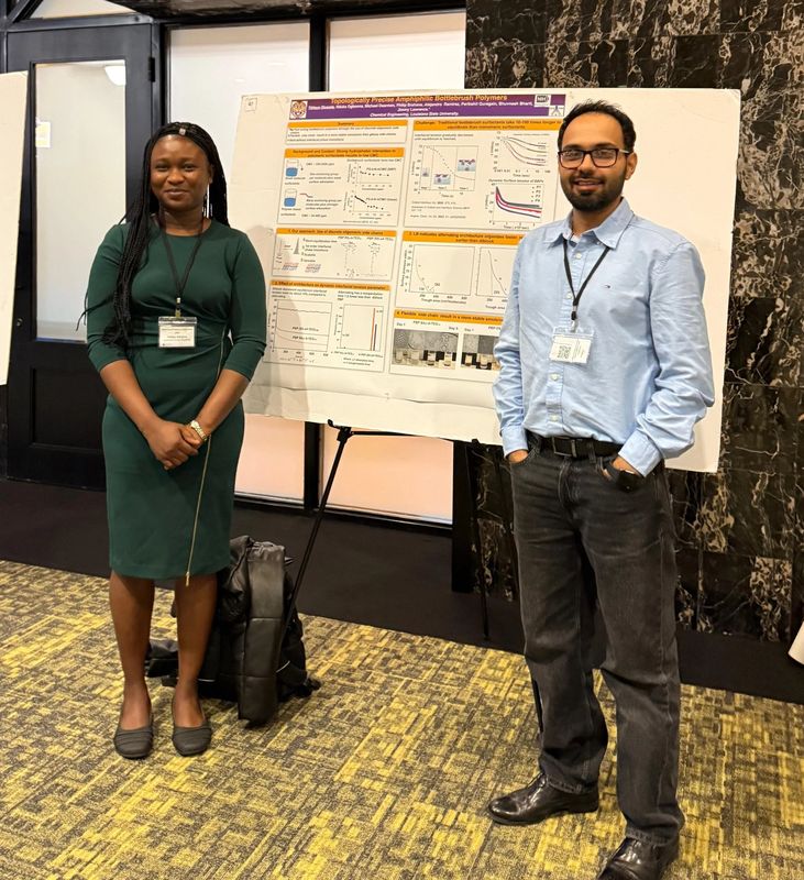 At a poster session