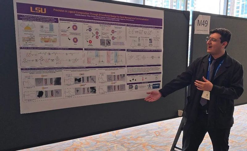 Presenting a poster