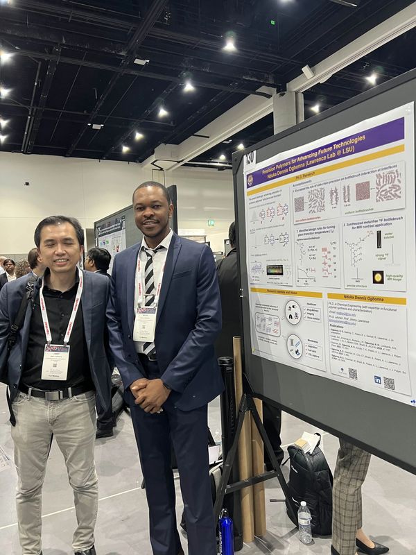At a poster session