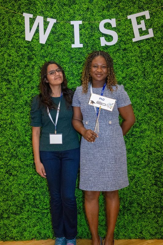 Group members at a WISE event